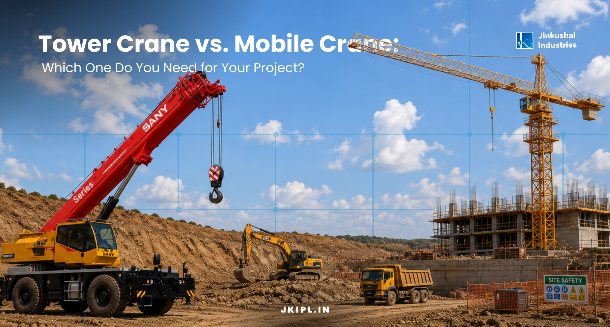 Tower Crane vs. Mobile Crane: Which One Do You Need for Your Project?